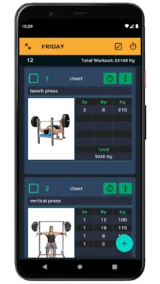 TopWorkout workout routines android App screenshot 5